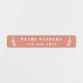 Trendy Boho Waterproof Name Labels Etiketten (Design 2)