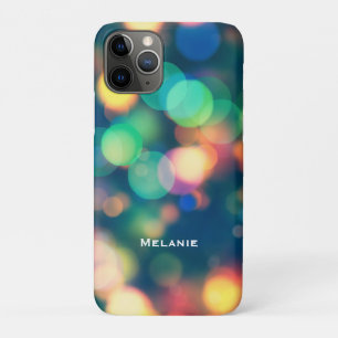 Trendy Bokeh Colorful Bubbles Personalisiert Case-Mate iPhone Hülle