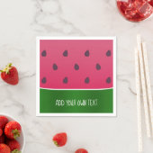 Trendy Bold Custom Watermelon Serviette (Beispiel)