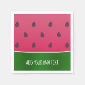 Trendy Bold Custom Watermelon Serviette (Vorderseite)
