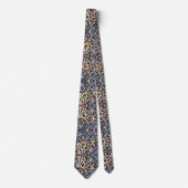 Trendy & Bold | Opal-Leopardendruck-Halsbinde Krawatte (Vorderseite)
