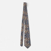 Trendy & Bold | Opal-Leopardendruck-Halsbinde Krawatte (Rückseite)