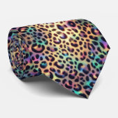 Trendy & Bold | Opal-Leopardendruck-Halsbinde Krawatte (Gerollt)