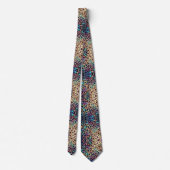 Trendy & Bold | Opal-Leopardendruck-Halsbinde Krawatte (Rückseite)