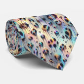 Trendy & Bold | Opal-Leopardendruck-Krawatte Krawatte (Gerollt)