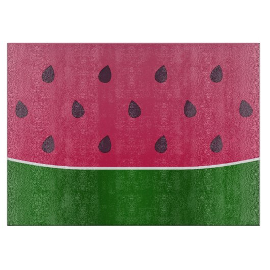Trendy Bold Watermelon Grafische Kunst Schneidebrett (Vorderseite)