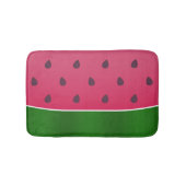Trendy Bold Watermelon Graphic Badematte (Vorderseite)