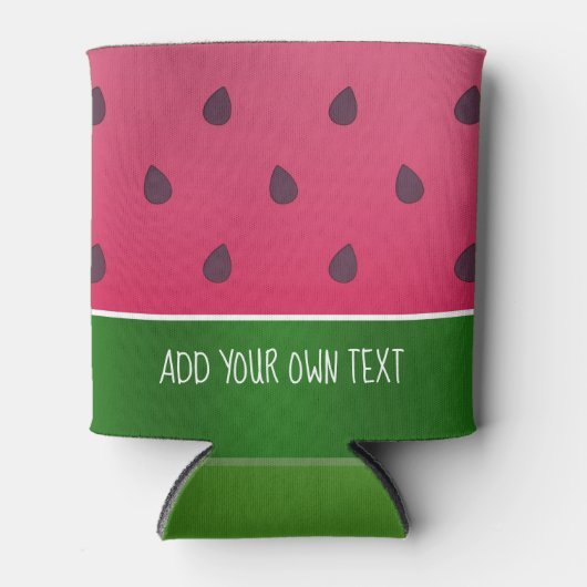 Trendy Bold Watermelon Graphic Dosenkühler (Vorderseite)