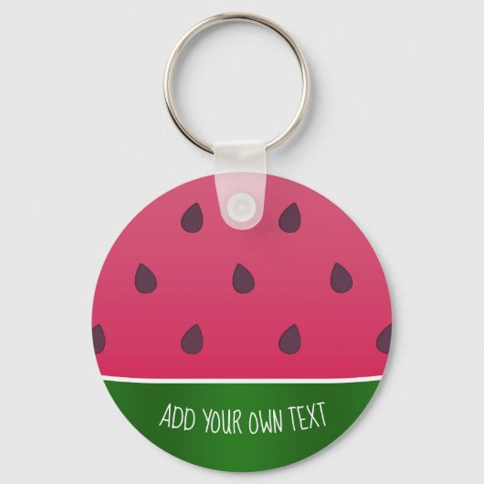 Trendy Bold Watermelon Graphic Schlüsselanhänger (Vorderseite)