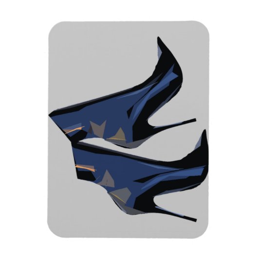 Trendy Boot Art Magnet (Vertikal)