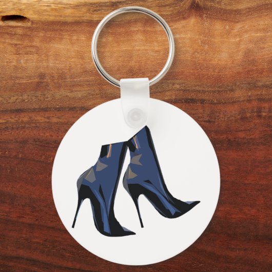 Trendy Boot Art Schlüsselanhänger (Vorderseite)