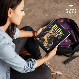 Trendy Bootleg Personalisiert Dog Foto 90er Planer