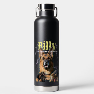 Trendy Bootleg Personalisiert Dog Foto 90er Trinkflasche