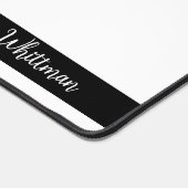 Trendy Boss Lady Moderne Typografie Pink Black Schreibtischunterlage (Ecke)