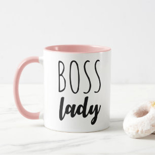 Trendy Boss Lady Typografie Tasse