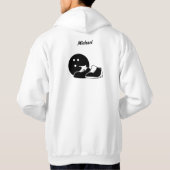 Trendy Bowling Strike Graphic Hoodie (Rückseite)