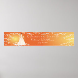 Trendy Brautparty Banner Poster