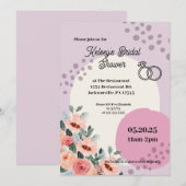 Trendy Brautparty Invite Einladung (Vorne/Hinten)