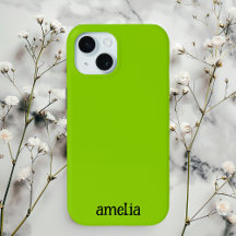 Trendy Bright Green Personalisiert