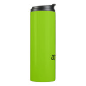 Trendy Bright Green Personalisiert Thermosbecher (Nach links gedreht)
