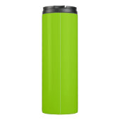 Trendy Bright Green Personalisiert Thermosbecher (Rückseite)
