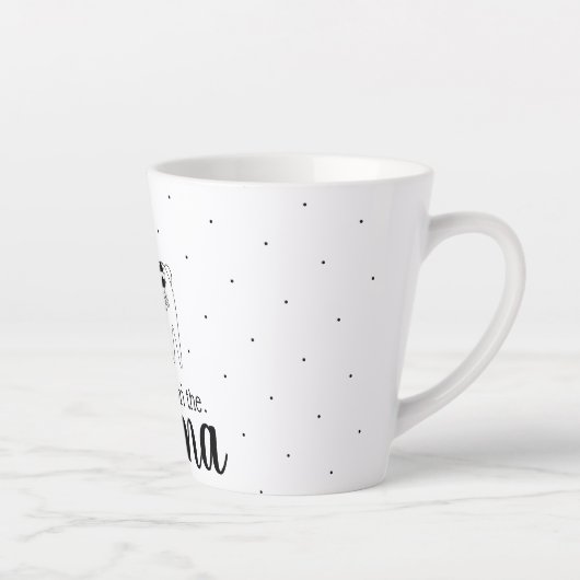 Trendy Bring on Drama Llama Milchtasse (Rechts)