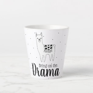 Trendy Bring on Drama Llama Milchtasse