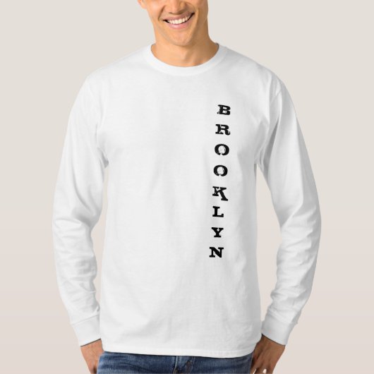 Trendy Brooklyn Text New York City Nyc Classic T-Shirt (Vorderseite)