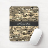 Trendy Brown Camouflage Mousepad (Mit Mouse)