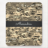 Trendy Brown Camouflage Mousepad (Vorne)