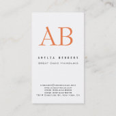 Trendy Brown Hogs Visitenkarte (Rückseite)