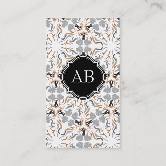 Trendy Brown Hogs Visitenkarte (Vorderseite)