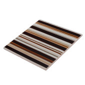 Trendy Brown White Luxury Linen Texture Collection Fliese (Seite)