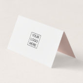 Trendy Brush Schlaganfälle Collage Add Logo Visitenkarten (Rückseite)