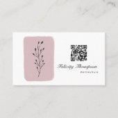 Trendy Brush Strokes Collage Business Card Visitenkarte (Vorderseite)