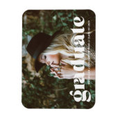 Trendy Bubbly Abschluss Flexible Foto Magnet (Vertikal)