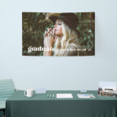 Trendy Bubbly Graduation Party Banner (Messeveranstaltung)