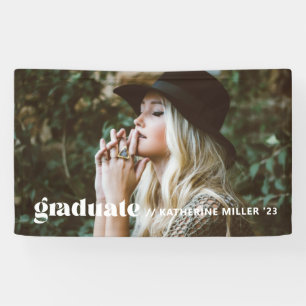 Trendy Bubbly Graduation Party Banner