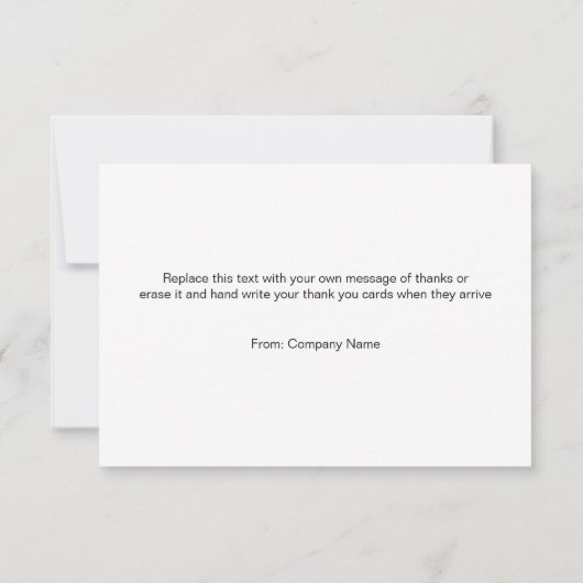 Trendy Bulk Business Vielen Dank Karten (Rückseite)