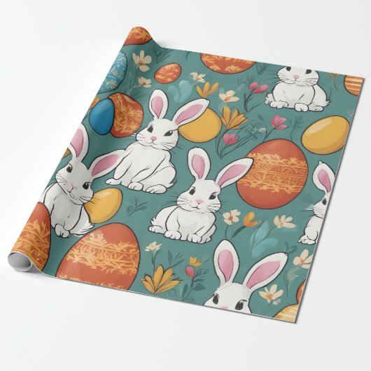 Trendy Bunny Oaster Collection Geschenkpapier (Ungerollt)