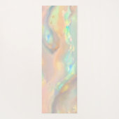 Trendy bunt Imitats holografische Opal Yogamatte (Rückseite)