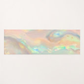 Trendy bunt Imitats holografische Opal Yogamatte (Vorderseite (Horizontal))