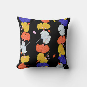 Trendy bunt Vintag Illustration vertikale Stri Kissen