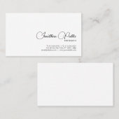 Trendy Business Cards Handgeschriebener Name Visitenkarte (Vorne/Hinten)