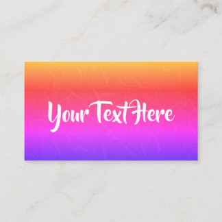 Trendy Business Cards Visitenkarte