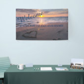 Trendy Business Personal Ocean Sunset Banner (Messeveranstaltung)
