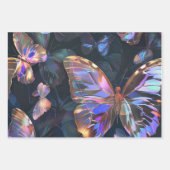 Trendy Butterfets Wrapping Paper Flat Sheet 3 Geschenkpapier Set (Vorderseite 3)