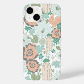 Trendy Cactus Pattern Case-Mate iPhone Hülle (Rückseite)