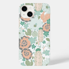 Trendy Cactus Pattern Case-Mate iPhone 14 Hülle