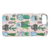 Trendy Cactus pattern | Fall iPhone 7 Case-Mate iPhone Hülle (Rückseite (Horizontal))